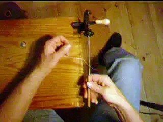 Winding a bobbin using a pirn