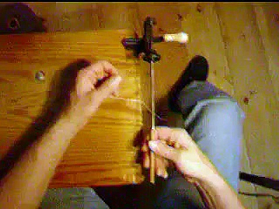 Winding a bobbin using a pirn