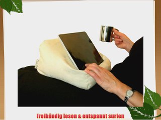 LESEfit soft antirutsch Tablet Kissen Lesekissen Kissen f?r iPad* e Reader Kissen Buchst?tze