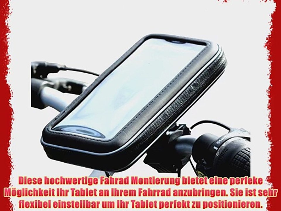 Navitech Wasserfeste Fahrrad Halterung / Montierung mit Case / Cover / H?lle f?r das Lenovo