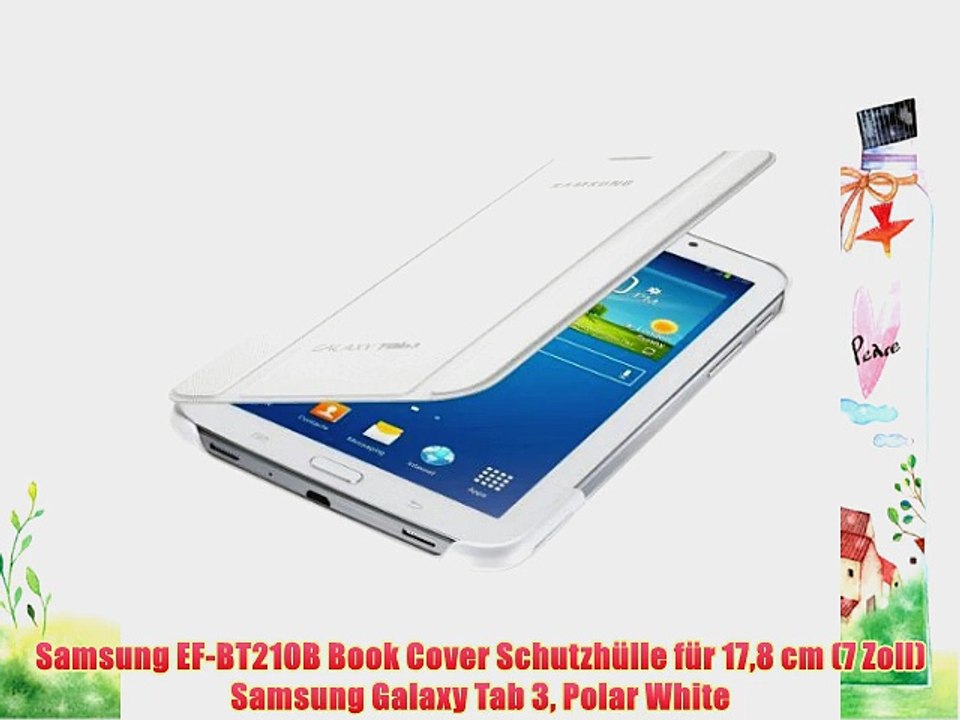 Samsung EF-BT210B Book Cover Schutzh?lle f?r 178?cm (7?Zoll) Samsung Galaxy Tab 3 Polar White