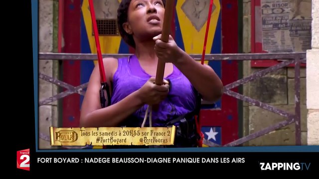 Fort Boyard : Nadège Beausson-Diagne en pleine crise de panique dans le Rocket-man