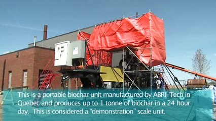 Abri Tech portable biochar production unit