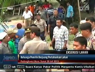 Eksekusi Lahan di Padang Lawas Utara Berlangsung Ricuh