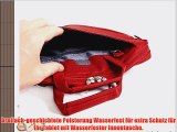 Navitech Rotes Case / Cover / Tasche f?r Laptops / Notebooks und Tablet PC's f?r das Scan 3XS