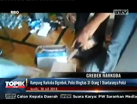 Kampung Narkoba Digerebek, Polisi Ringkus 31 Orang