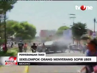Sekelompok Orang Serang Taksi Uber di Meksiko