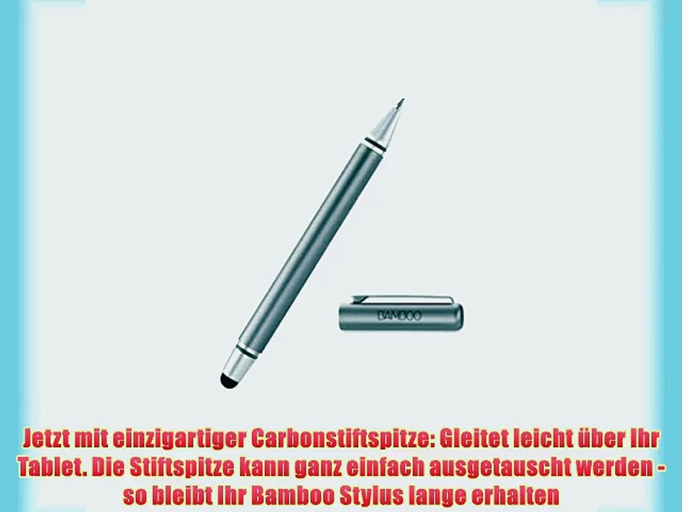 Wacom CS-170S Bamboo Stylus Duo 3. Generation Touchscreen-Eingabestift f?r iPad iPhone Android