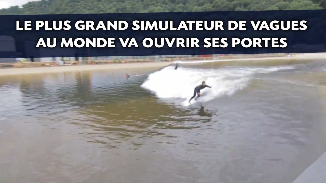 Le plus grand simulateur de vagues au monde va ouvrir ses portes