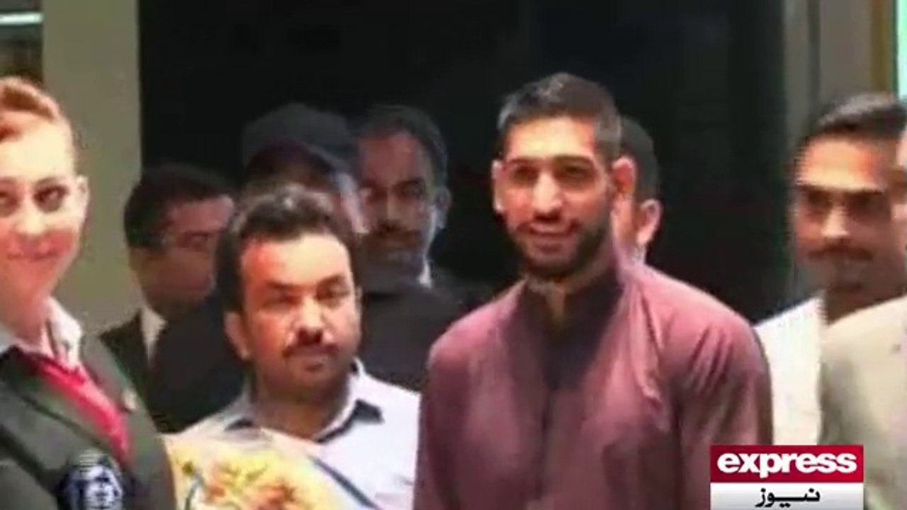 Boxer Muhammad Aamir visit Pakistan