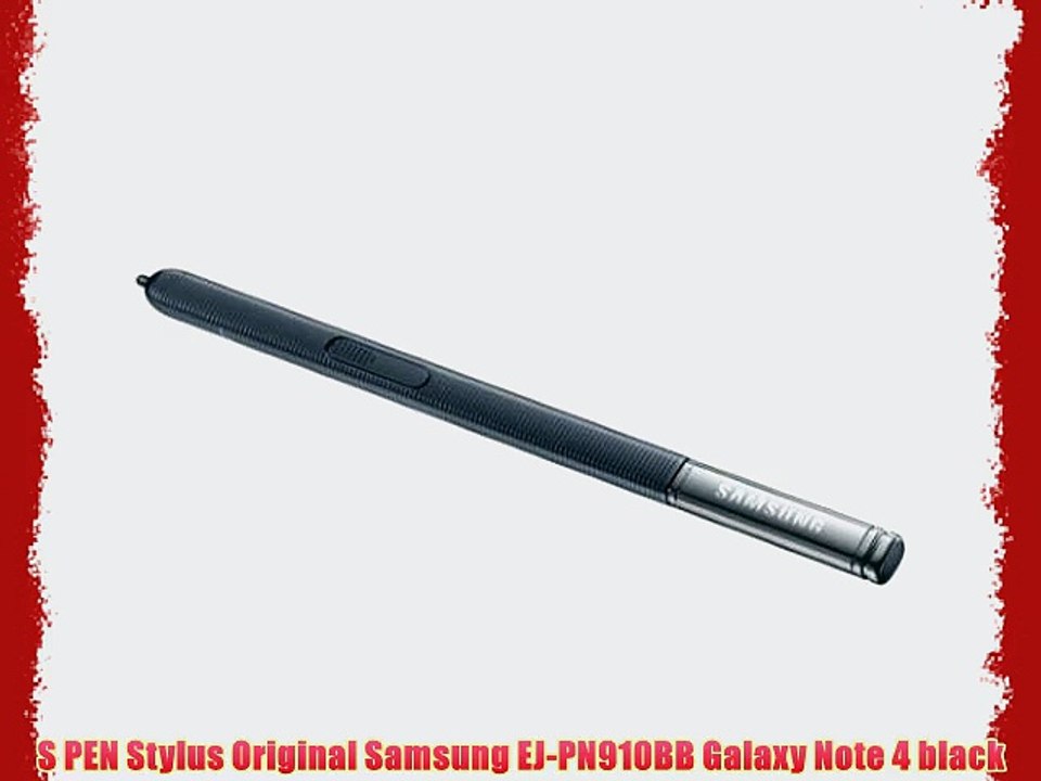 S PEN Stylus Original Samsung EJ-PN910BB Galaxy Note 4 black