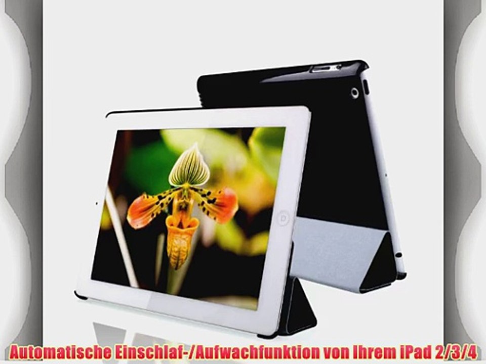 JETech? Gold Slim-Fit Folio iPad Case H?lle Tasche Schutzh?lle Etui f?r Apple the New iPad