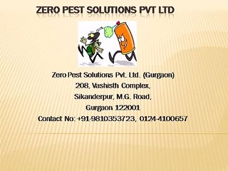 Zero Pest Solutions Pvt Ltd