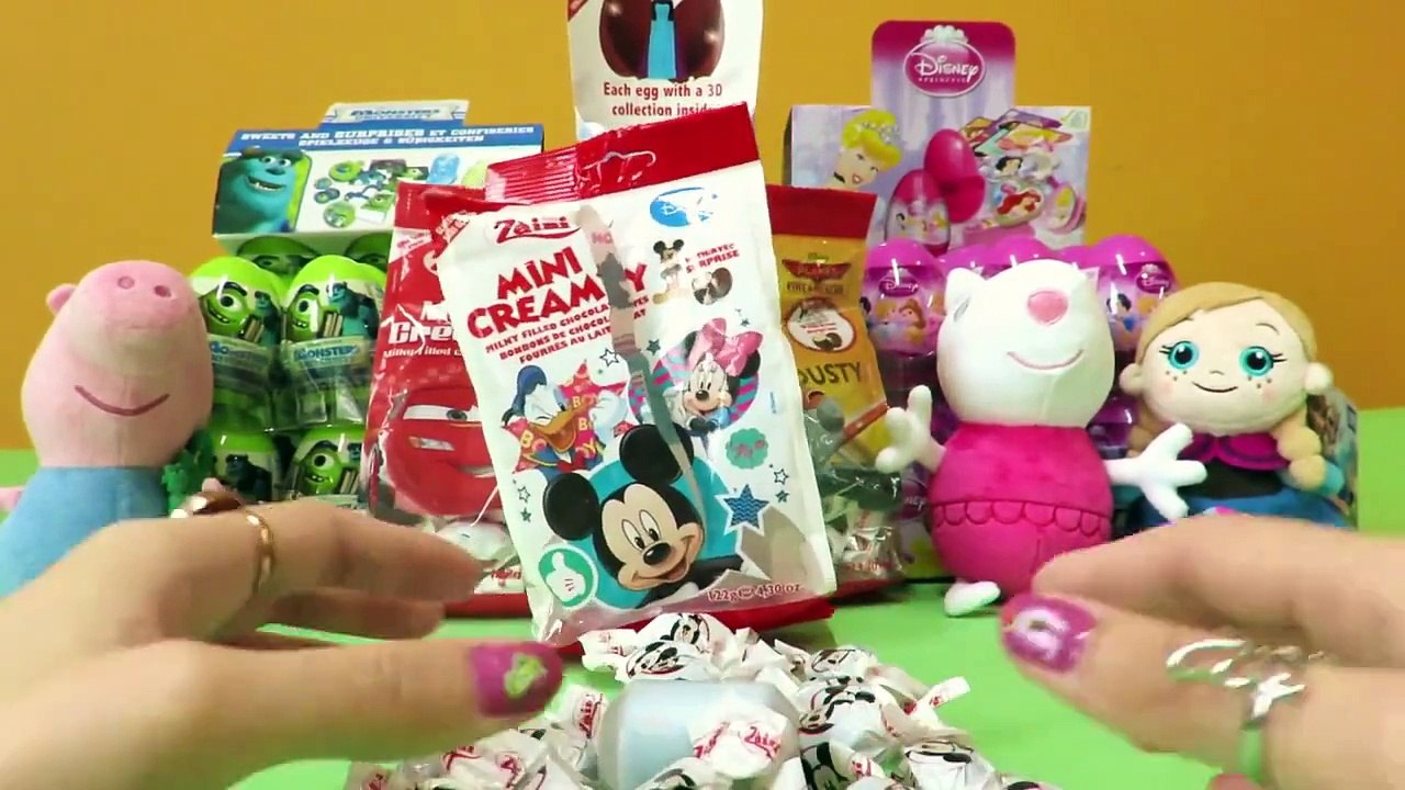 Disney Mickey Mouse Mini Creamy Milk Chocolate Eggs Surprise by Zaini Unboxing