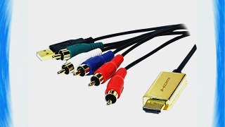 LogiLink CV0053A HDMI zu 5 RCA Kabel 2m schwarz