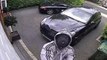 CCTV shows robbers smashing camera