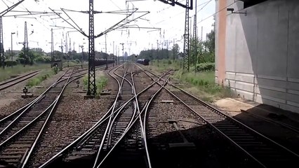 Führerstandsmitfahrt Einfahrt in den Bahnhof Leipzig Schönefeld und Teile des Betriebsgeschehens