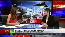 ww3 US deploys naval laser guns near Iran