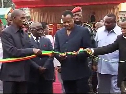 Inauguration de l'hopital de Mpissa par Denis Sassou Nguesso - 1/2