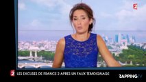 France 2 pointée du doigt pour un faux témoignage dans son JT de 13h : La chaîne présente ses excuses