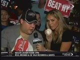 Comcast Sports Net Philadelphia Phillies Post Game Drunk guy interview