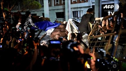 Protesto em Taipé após suicídio de estudante