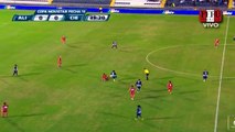 Mimbela hits the target but misses the goal