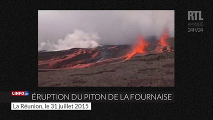 Les premières images de la nouvelle éruption du Piton de la Fournaise