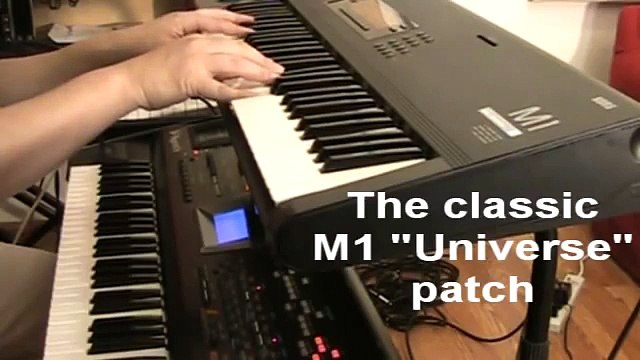 Korg M1 & Roland V-Synth New Age style improvisation