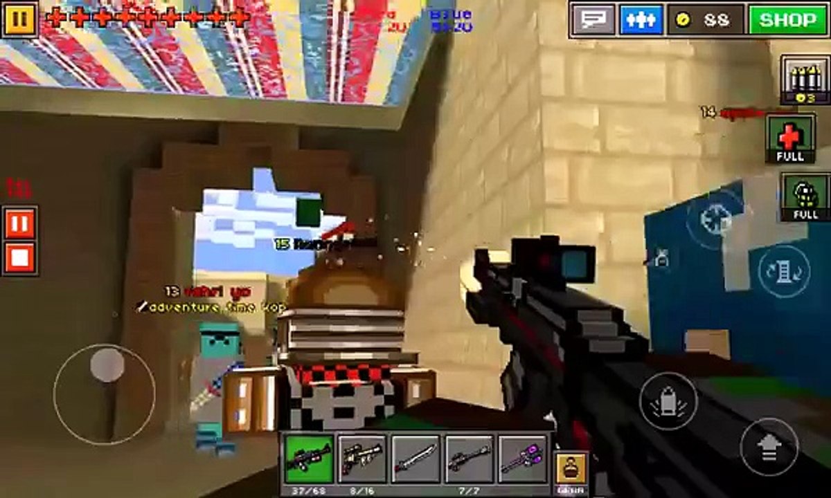 Ak-48 UP2 Weapon Gameplay! (Pixel gun 3D)