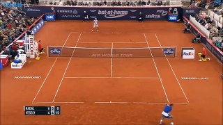 HOT SHOT- Rafael Nadal vs. Jiri Vesely - R2 Hamburg 2015