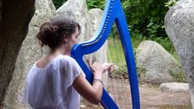 Evenstar (Evening Star) - The Lord of the Rings love song - harp / harpe