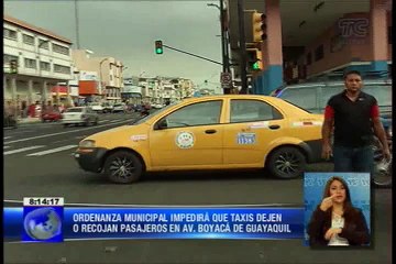 Ordenanza municipal impedirá que taxis dejen o recojan pasajeros en av. Boyacá