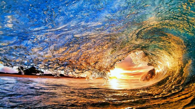 Shark attacks Surfer Mick Fanning & Surf Music Dick Dale Big Wave Surfing