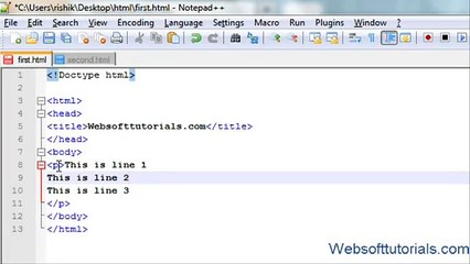 html and css in hindi -urdu Tutorial - 8 - line breaker and pre tags in html