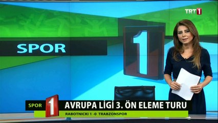 Semahat Ozdogan - Trt1 Spor Haber (31.07.15)
