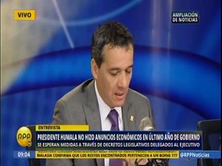 MEF: Presupuesto del 2016 será austero pero razonable