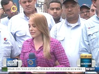 Molina se reunió con trabajadores de Polar y Pepsi