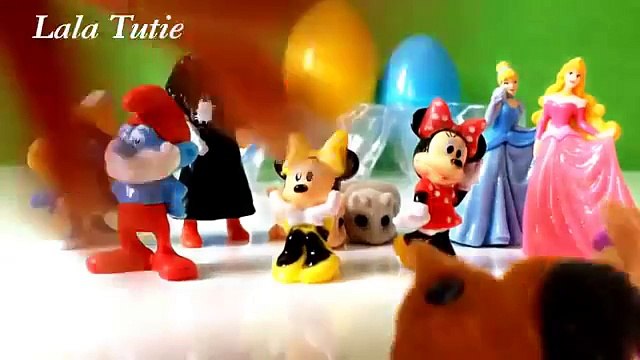 9 Surprise Eggs teletubbies minnie mouse disney princess smurfs 2 العاب الأطفال
