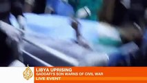Libia: aviones del Ejército bombardean a los manifestantes en Trípoli