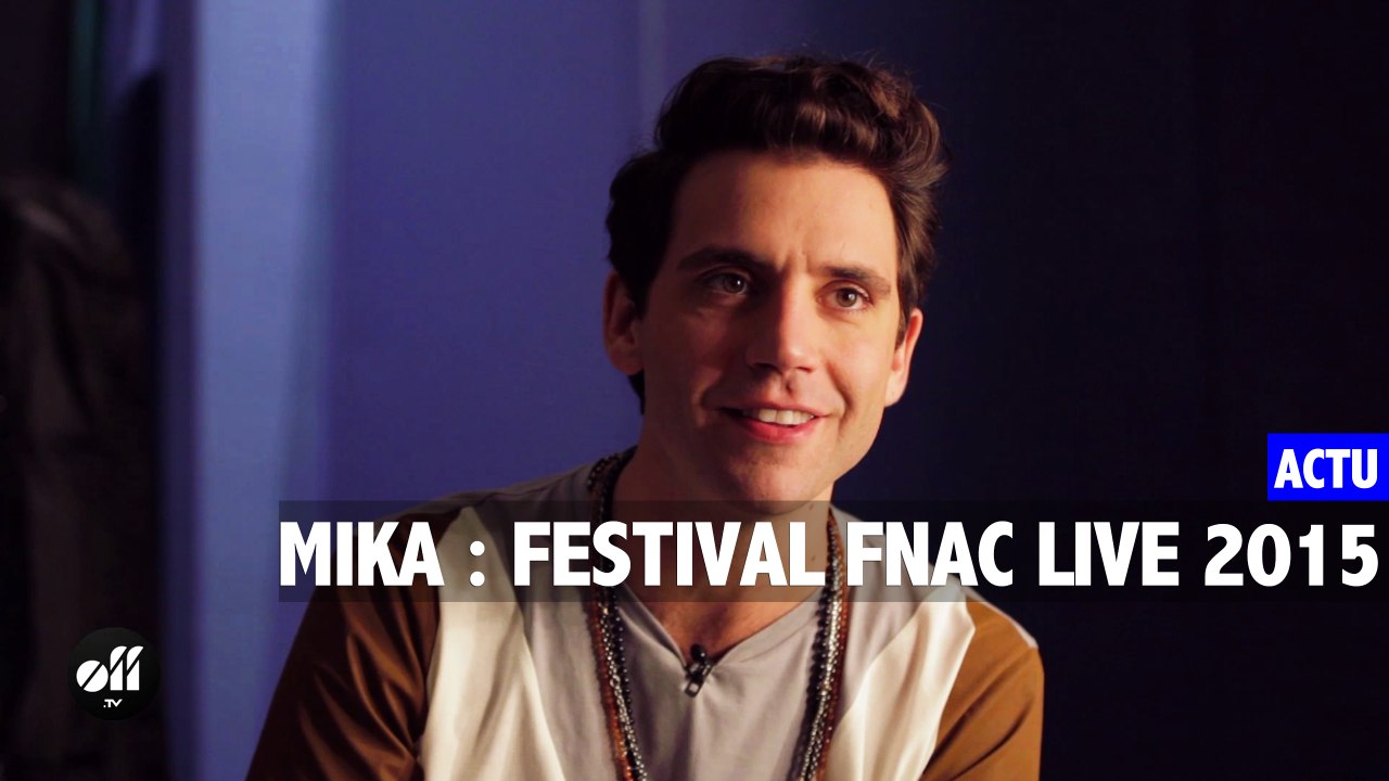 MIKA au Festival Fnac Live 2015 : concert et interview