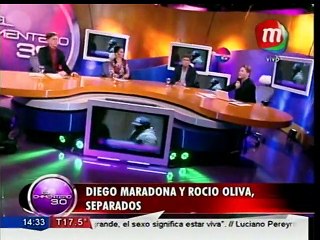 Maradona se fue del país. Separación confirmada con Rocío Oliva