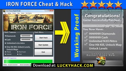 Iron Force Cheats 2015 Cash and Nitro iPhone  Best Iron Force Diamonds Cheat