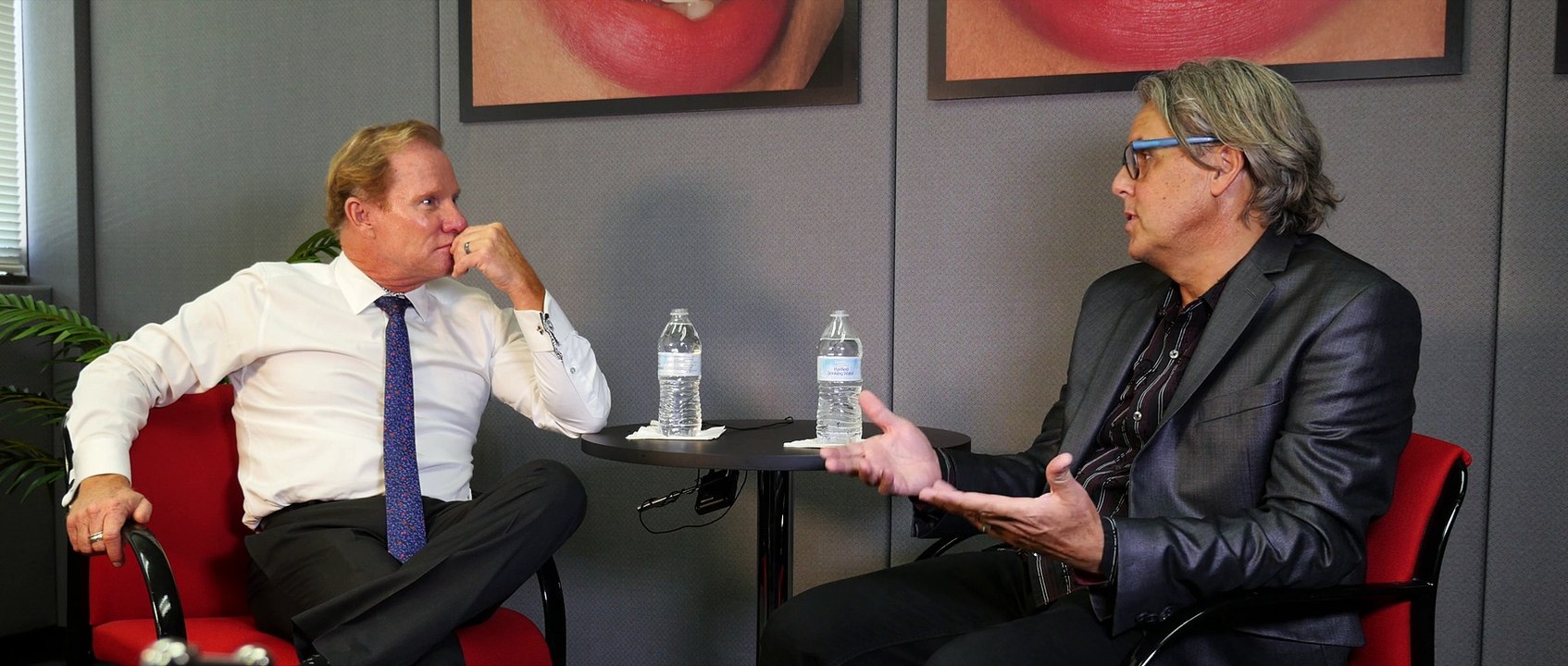 Even guys with grays get social marketing these days.