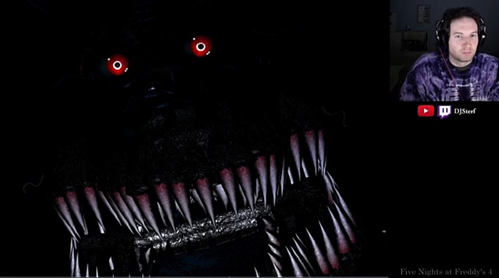 NIGHTMARE BONNIE JUMPSCARE!  Five Nights at Freddy's 4 - Part 1