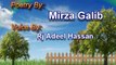 Dard ho Dil Main to By Rj Adeel|Mirza Galib| Sad Poetry|Urdu Shayri|Best Ghazal|