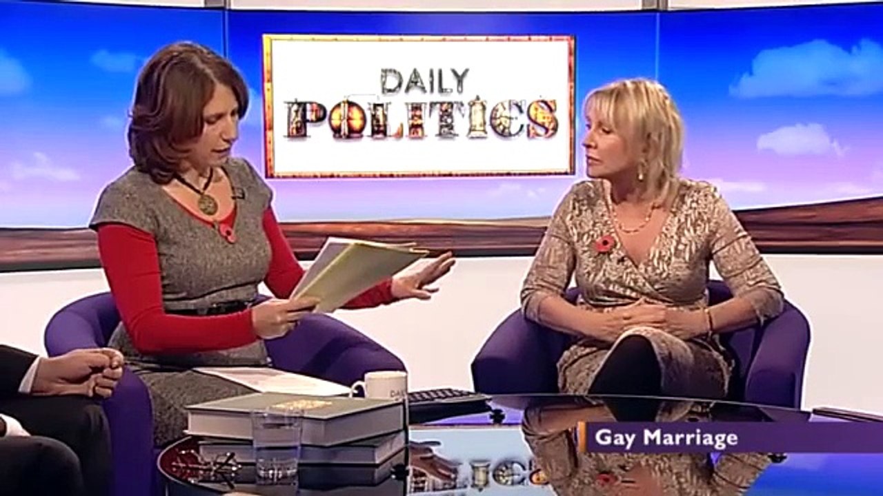 Gay marriage, Iain Dale vs Nadine Dorries (30Oct12)