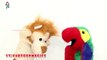 Alphabet Songs ABC Songs for Children - Funny Lion and Parrot puppets children rhymes Kids Songs