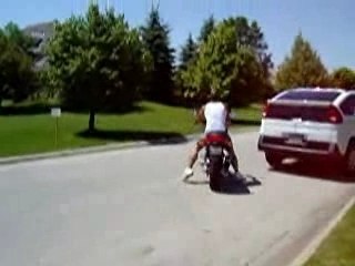 Motorcyclist-slams-into-a-tree