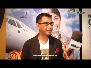 Interview Rusdi Ramli di pratonton Awan Dania The Movie
